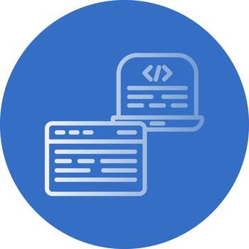 Frontend Development Vector Icon Design