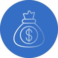 Money Bag Vector Icon Design