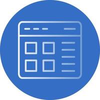 Website Layout Vector Icon Design