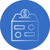 Donation Box Vector Icon Design