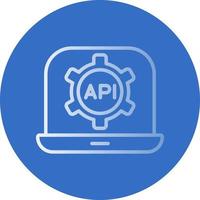 diseño de icono de vector de API