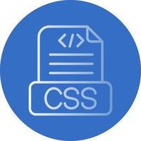 Css File Vector Icon Design