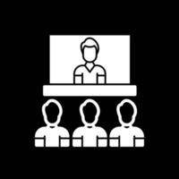 Video Conference Vector Icon Design