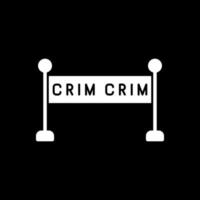 diseño de icono de vector de escena del crimen
