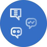 Group Chat Vector Icon Design