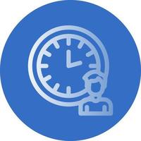 diseño de icono de vector de horas de trabajo