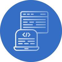 Backend Development Vector Icon Design