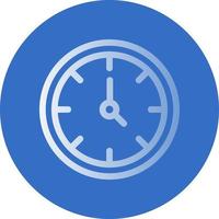 Wall Clock Vector Icon Design