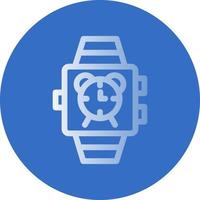 Smartwatch Alarm Vector Icon Design