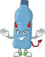 Mineral bottle Cartoon character vector