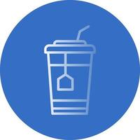 Ice Tea Vector Icon Design