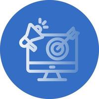 Marketing Goal Vector Icon Design