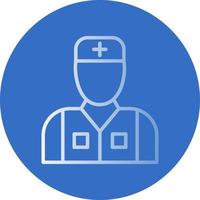 Male Patient Vector Icon Design