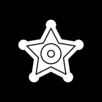 Sheriff Badge Vector Icon Design