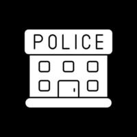 Police Station Vector Icon Design