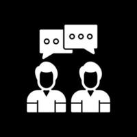 Conversation Vector Icon Design