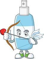 Spray hand sanitizer Cartoon character vector