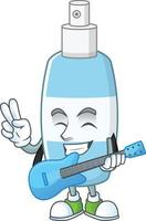 Spray hand sanitizer Cartoon character vector