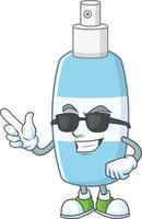 Spray hand sanitizer Cartoon character vector