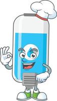 Wall hand sanitizer Cartoon character vector