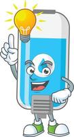 Wall hand sanitizer Cartoon character vector