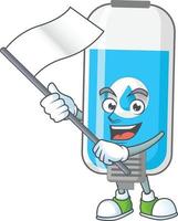 Wall hand sanitizer Cartoon character vector