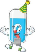 Wall hand sanitizer Cartoon character vector