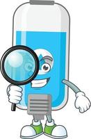 Wall hand sanitizer Cartoon character vector