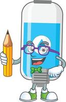 Wall hand sanitizer Cartoon character vector