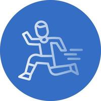 diseño de icono de vector de atletismo