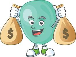Staphylococcus aureus Cartoon character vector