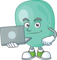 Staphylococcus aureus Cartoon character vector