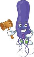 Cartoon character of blue spirila vector