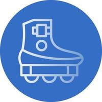 Roller Skating Vector Icon Design