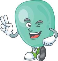 Staphylococcus aureus Cartoon character vector