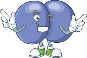 Streptococcus pneumoniae Cartoon character vector