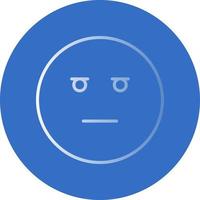 Expressionless Face Vector Icon Design