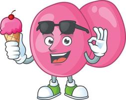 Streptococcus pyogenes Cartoon character vector