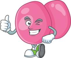 Streptococcus pyogenes Cartoon character vector