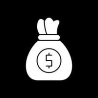 diseño de icono de vector de bolsa de dinero