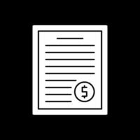 Invoice Vector Icon Design