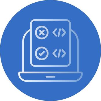 Code Correction Vector Icon Design