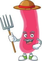 Cartoon character of fusobacteria vector