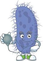 Salmonella typhi Cartoon character vector