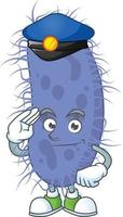 Salmonella typhi Cartoon character vector