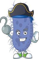 Salmonella typhi Cartoon character vector