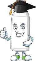 Milk bottle Cartoon character vector