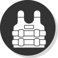 Bulletproof Vest Vector Icon Design