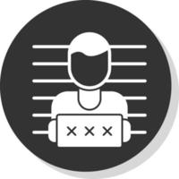 Mugshot Vector Icon Design