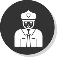 Policeman Vector Icon Design